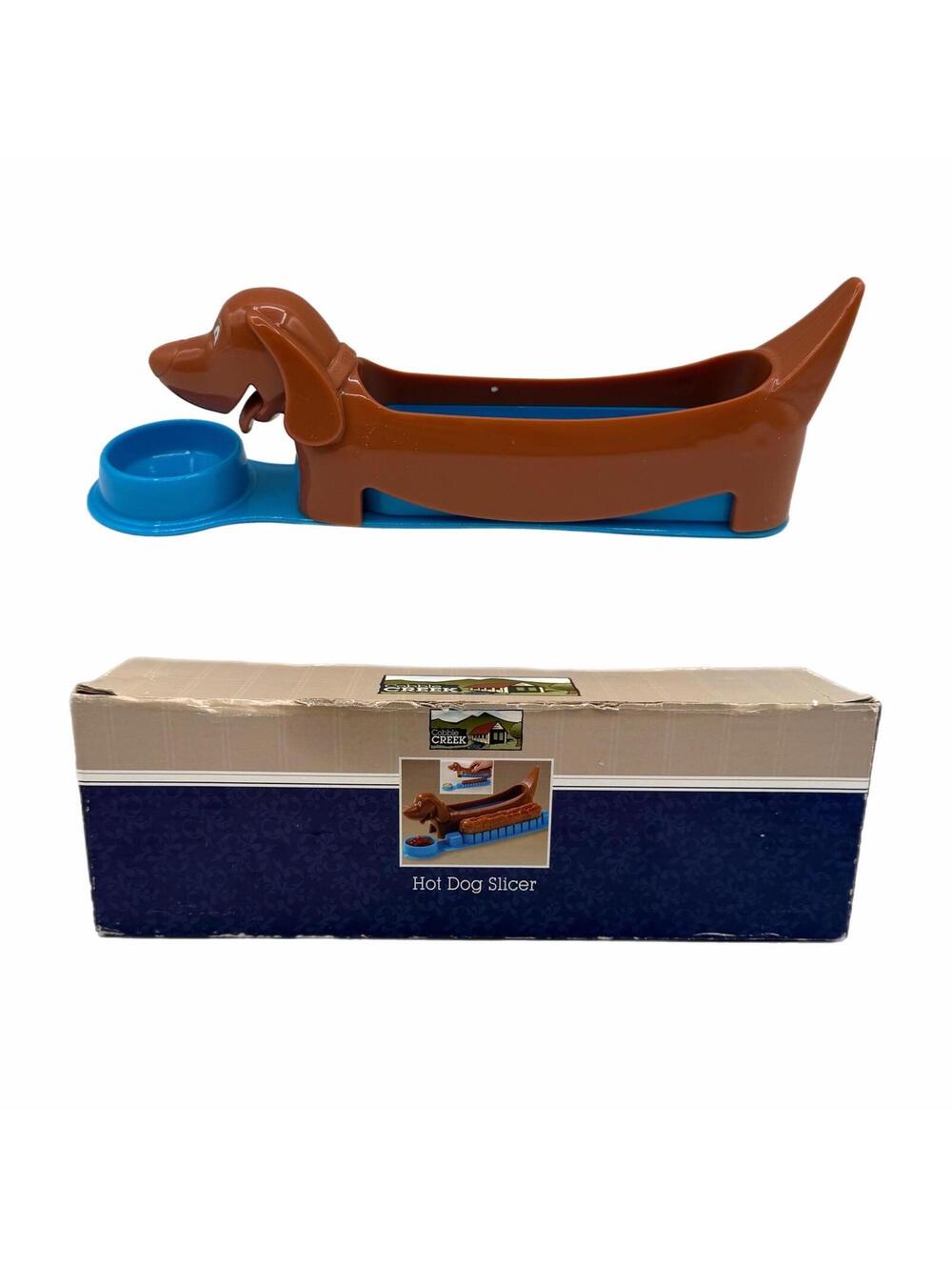 Vintage Dachshund Hot Dog Slicer Kit – New in Box